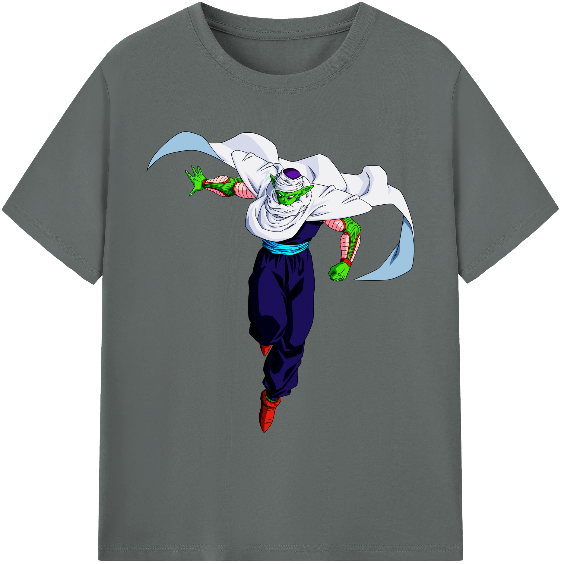 （画像用） ドラゴンボール ピッコロ DRAGON BALL Piccolo 綿100％ メンズ半袖Tシャツ｜肌触りやわらか＆通気性